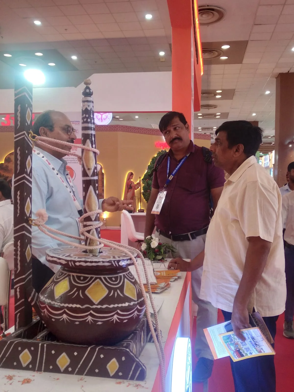 Trade exhibition business interaction